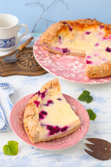 Finnische Tarte mit Sahnefüllung