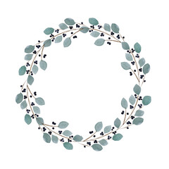 Happy Thanksgiving. Inscription on the background of a wreath. Beautiful greeting card. Close-up. National holiday concept. Congratulations for family, relatives, friends and colleagues