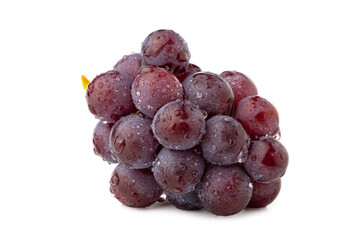 Champagne Grapes fruit isolated on white background