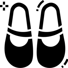 
A beautiful design icon of kids shoes
