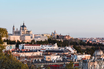 Fototapeta na wymiar Cathedral of Madrid