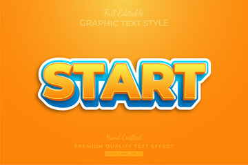 Start Editable Custom Text Style Effect Premium