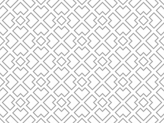 Abstract geometric pattern. A seamless vector background. White and gray ornament. Graphic modern pattern. Simple lattice graphic design