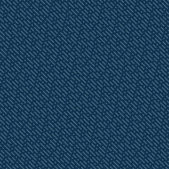 Dash line pattern. Subtle vector seamless texture with thin diagonal parallel rounded lines. Abstract dark blue background. Simple minimal ornament. Repeat design for print, wallpaper, fabric, cloth
