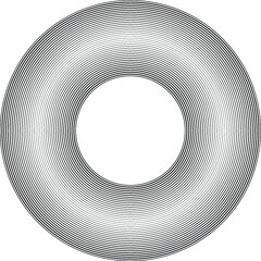 Circle vector lines