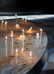 Bittkerzen im Münster Ulm Baden Würtemberg, Deutschland