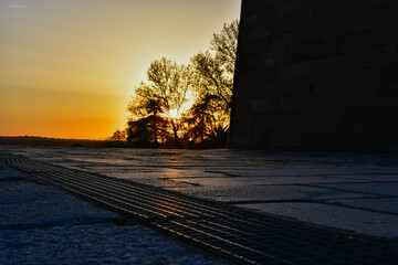 Temple of Debod at sunset