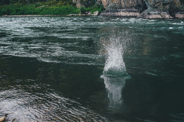 Naklejka premium spray from stone