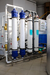 Reverse osmosis system - installation of industrial membrane devices