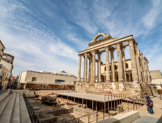 
Templo de Diana, en Mérida, Templo Romano situado en el centro de la ciudad