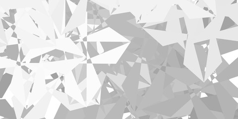 Light gray vector abstract triangle template.