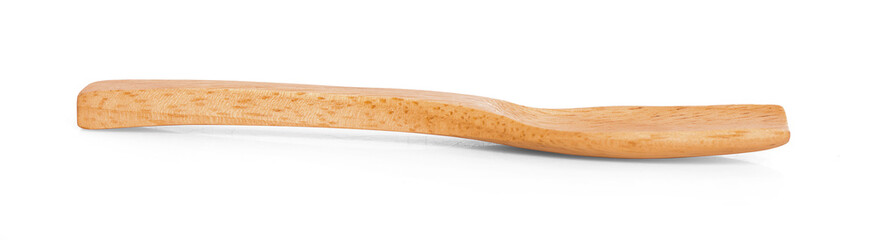 wooden spoon isolated on white background