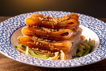 Rolling dough, Xi'an food, Chinese food