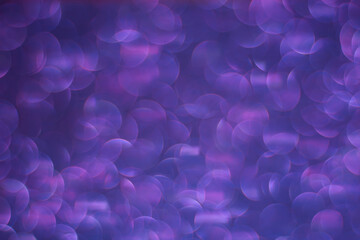 Violet Bokeh Christmas New Year colorful card illustration