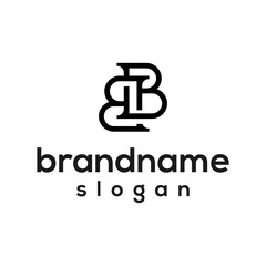 Initial BB logo design vector