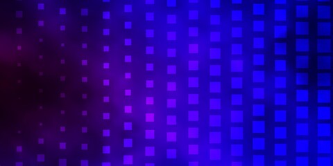 Dark Blue, Red vector template with rectangles. Colorful illustration with gradient rectangles and squares. Design for your business promotion.