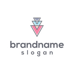 Bohemian jewelry logo design vector