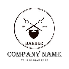 barber shop logo