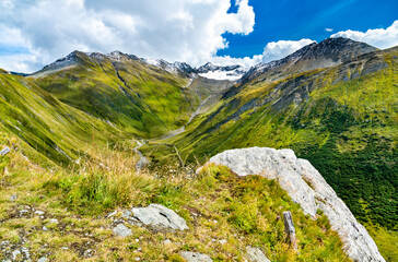 Fototapeta na wymiar Swiss Alps at Furka Pass