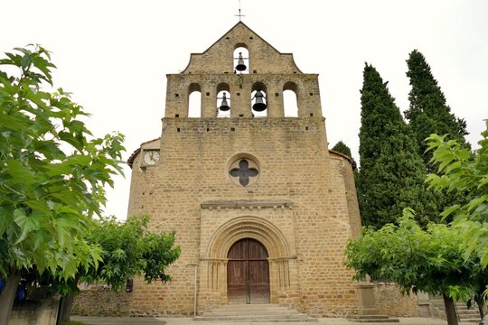 Fa&ccedil;ade de l&rsquo;&eacute;glise de Teilhet