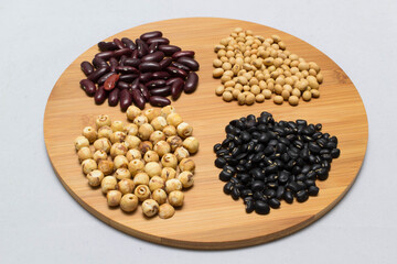 mix of many kind of beans for background uses