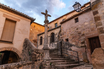 The medieval town of Sepulveda in the province of Segovia, one of the most beautiful towns in Spain