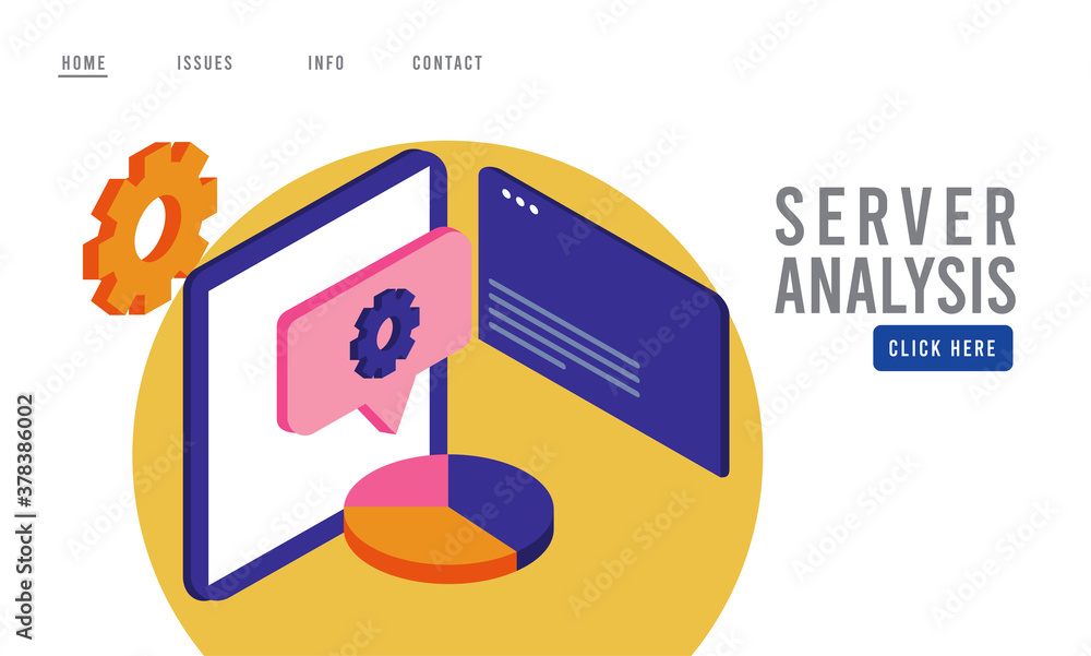 Aufkleber data analysis technology with tablet device and statistics pie