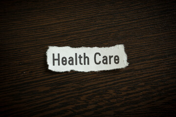 Health care - Scrap pieces of paper