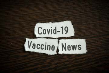 Covid-19 vaccine news - Scrap pieces of paper