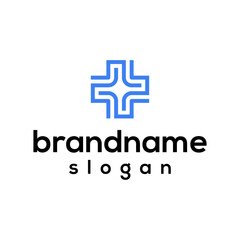 Obraz premium Modern plush logo design vector