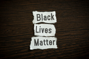 Black Lives Matter - Scrap pieces of paper