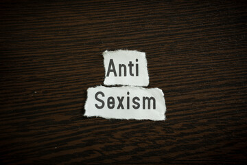 Anti sexism - Scrap pieces of paper