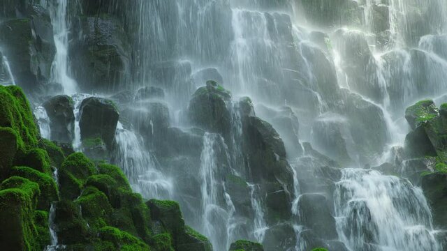 Close up, Ramona Falls in Oregon