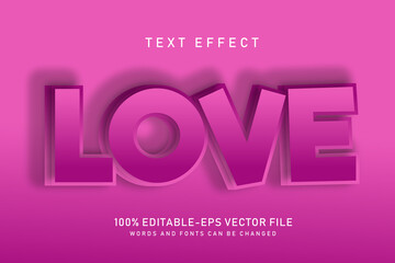 love text effect editable vector file text design vector