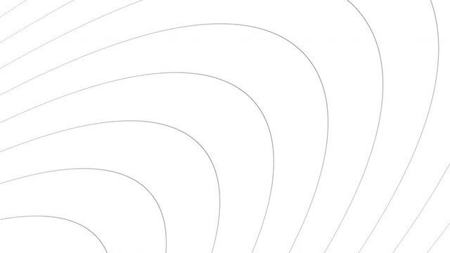 2D motion video transition with white and black line.