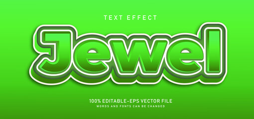 jewels text effect editable vector file text design vector