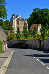 Fototapeta na wymiar Arthies , France - may 18 2020 : the castel