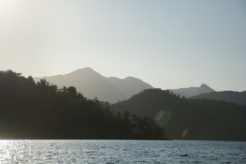 Atardecer en la montaña