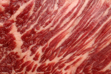 Fresh raw marbled beef meat, for backgrounds or textures