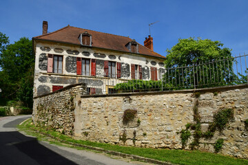 Fototapeta na wymiar Fremainville , France - may 5 2020 : the village