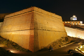 Baluarte de Sant Bernat, recinto amurallado de Dalt Vila(s.XVI).Eivissa.Ibiza.Islas...