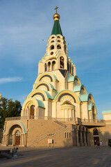 St. Sophia Cathedral building on the Volga embankment in Samara