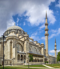 Fototapeta na wymiar Suleymaniye Mosque, Istanbul, Turkey