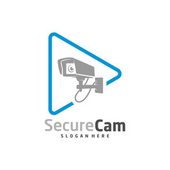 CCTV Camera Logo Design Vector Template, Logo Concept, Symbol, Icon
