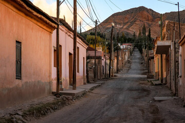 Historic architecture in Tilcara, Argentina