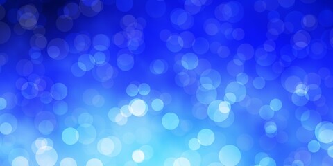 Light Blue, Red vector background with circles. Abstract colorful disks on simple gradient background. Pattern for business ads.