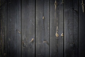 Timber texture. Timber plank surface wall for vintage grunge wallpaper. Old floor wooden pattern. Dark grain panel board table with copy space. Natural wood decoration concept.