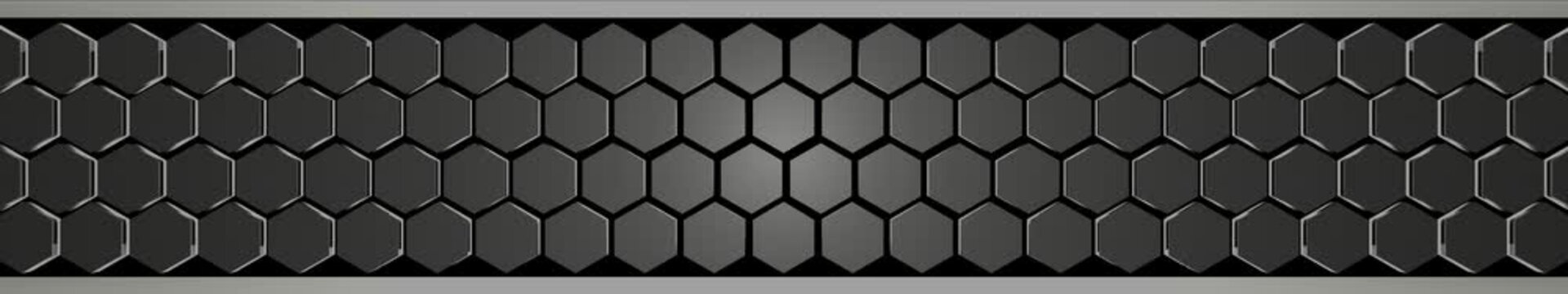 Super Wide Extended 3D Rendered Video with geometric art in 5760X1080px