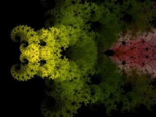 Imaginatory fractal background Image