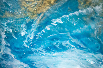 Abstraction. Ocean. Sea. Fluid art. Natural luxury. The style includes swirls of marble or ripples...
